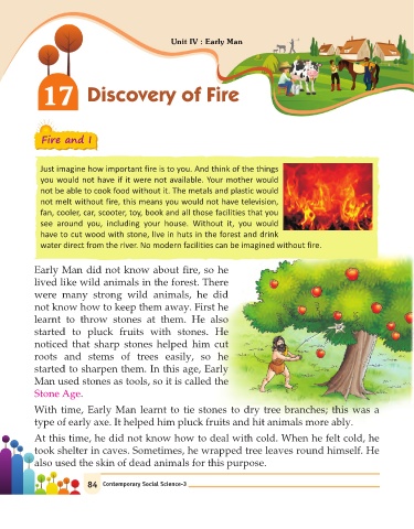 discovery of fire by early man pictures