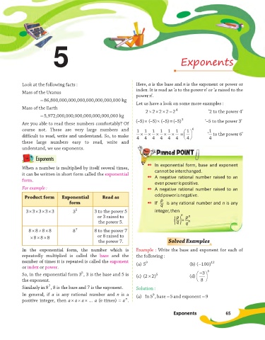 Page 65 Maths On The Go Class 7
